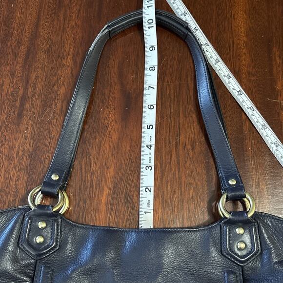 Coach Campbell Carryall Black Leather Handbag H1381-F24961 Shoulder Tote - Picture 14 of 15